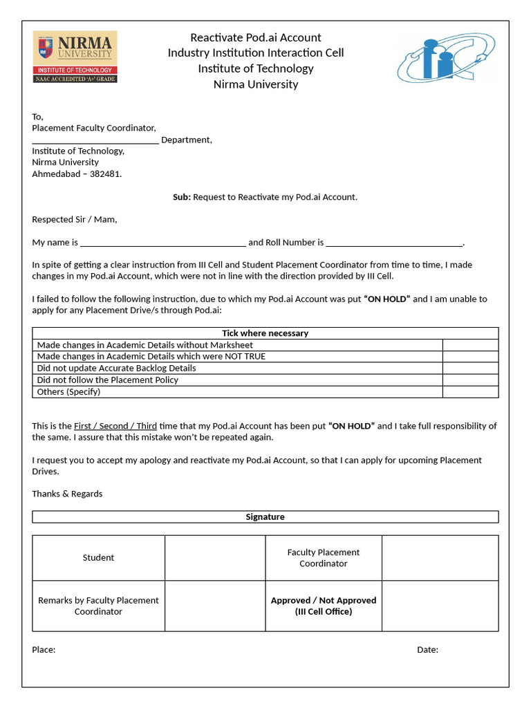 Reactivate Pod 2 | PDF