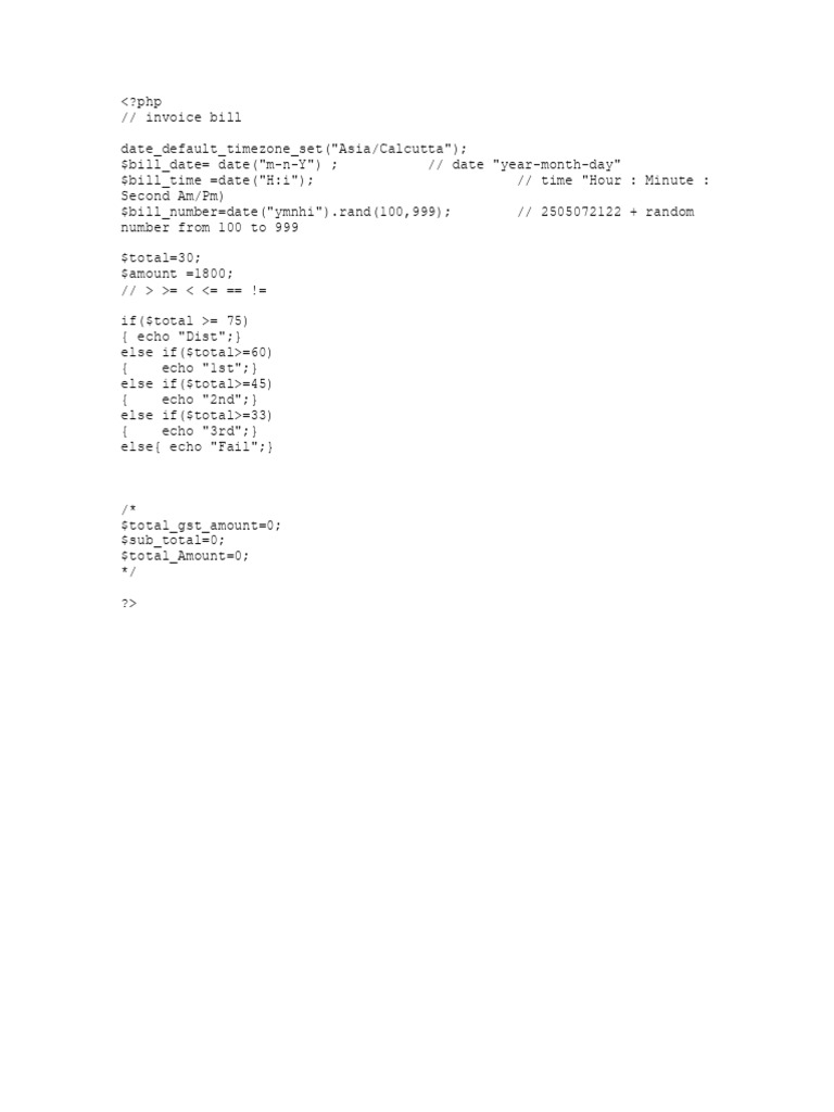 PHP Invoice Generation Script | PDF