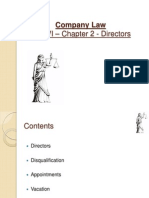 Chapter 2 - Directors: Company Law