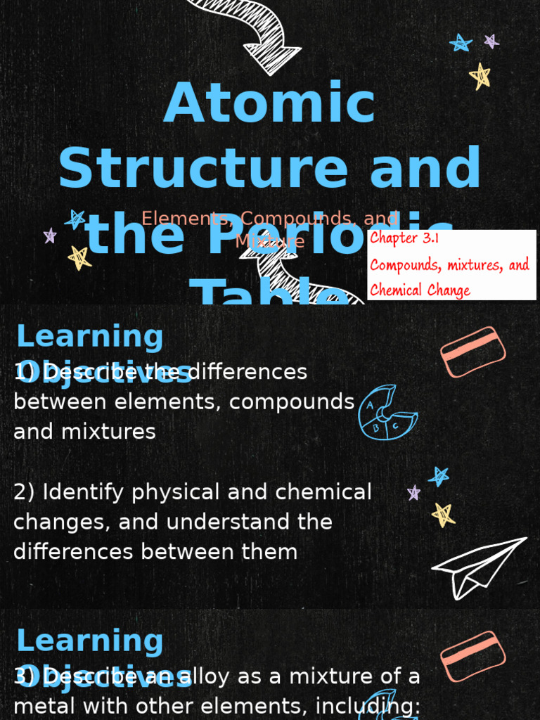 032 Atomic Structure and The Periodic Table | PDF | Mixture | Chemical ...