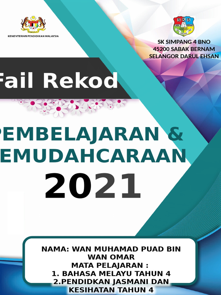 Cover Fail REKOD PdPc | PDF