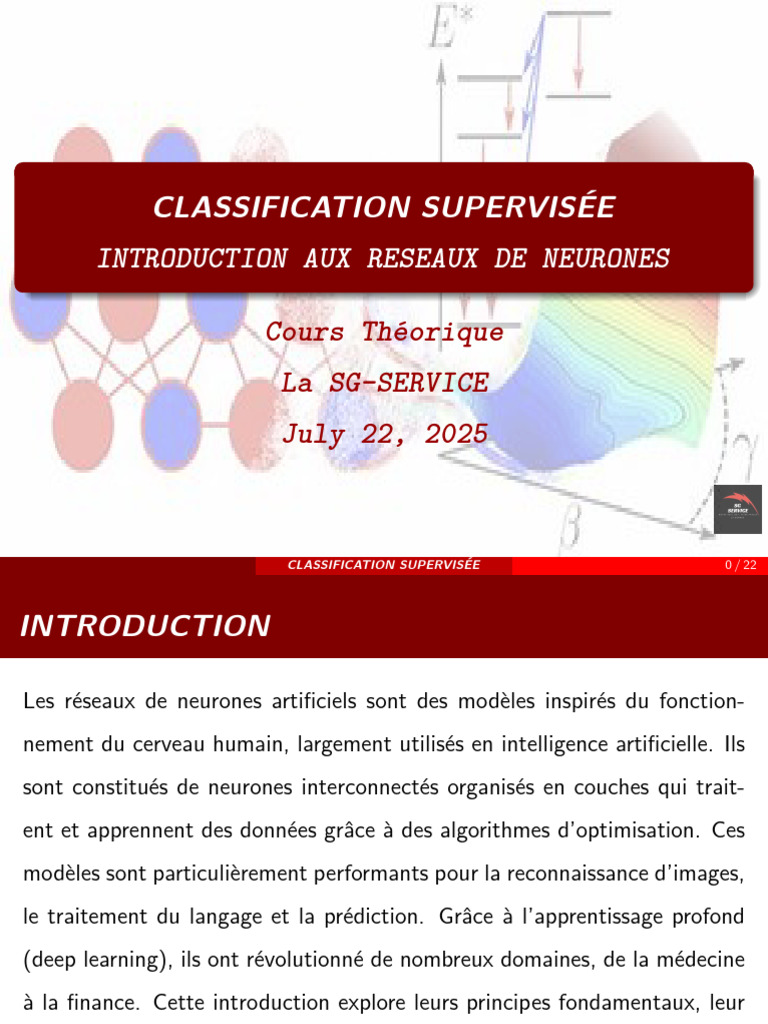 Introduction aux réseaux de neurones | PDF | Neurone | Sciences cognitives