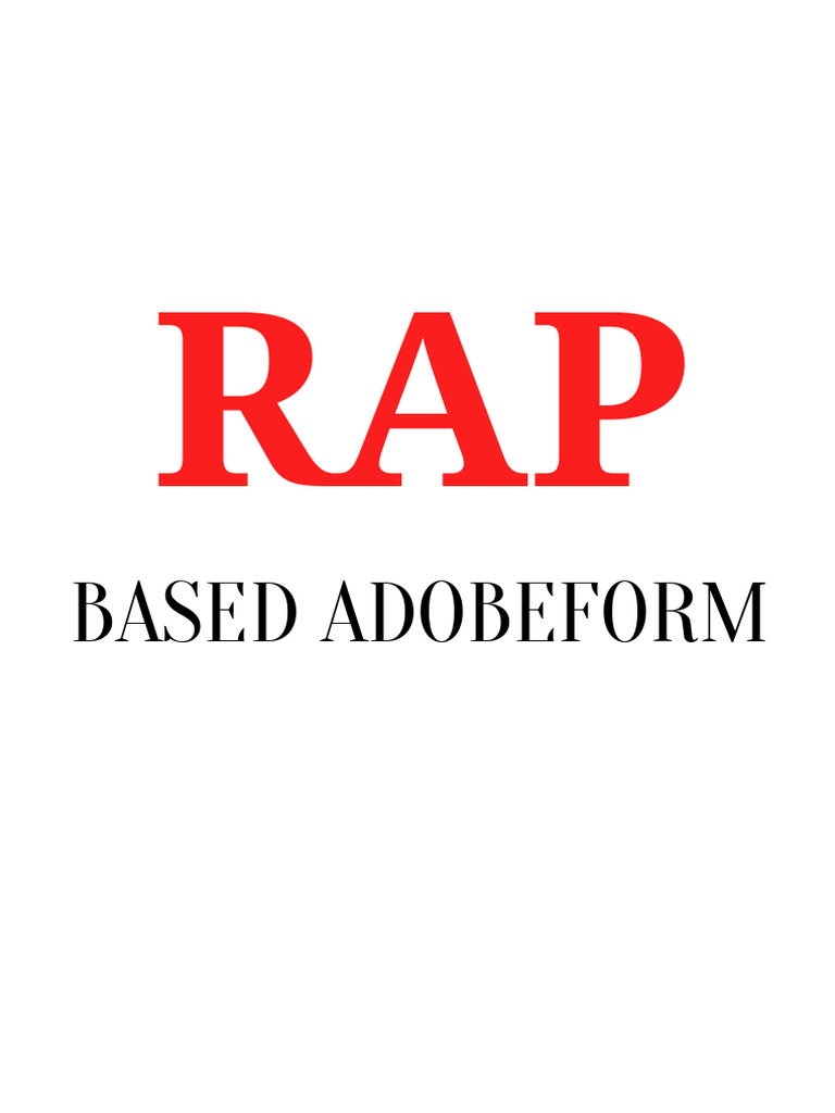 Rap Based Adobe Form 1759224980 | PDF | Computer Science | Information ...