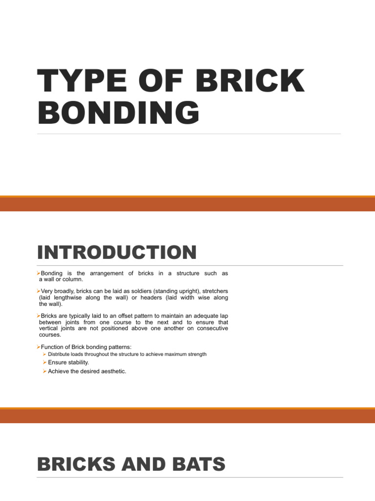 Types of Brick Bonding Explained | PDF | Architectural Elements ...
