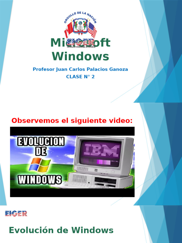 Microsoft Windows Clase 2 | PDF