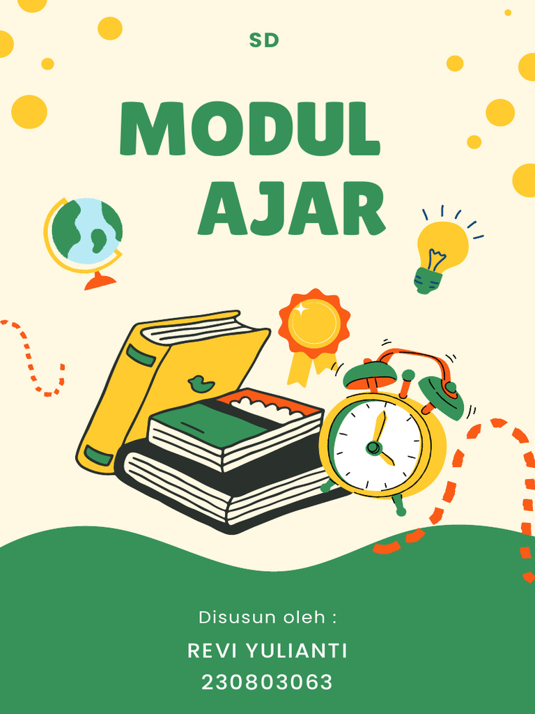 Cover Modul Pembelajaran Siswa Dokumen A4 REVI YULIANTI | PDF