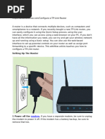 Configuring PTCL Router & Port Forwarding | PDF | Port (Computer ...