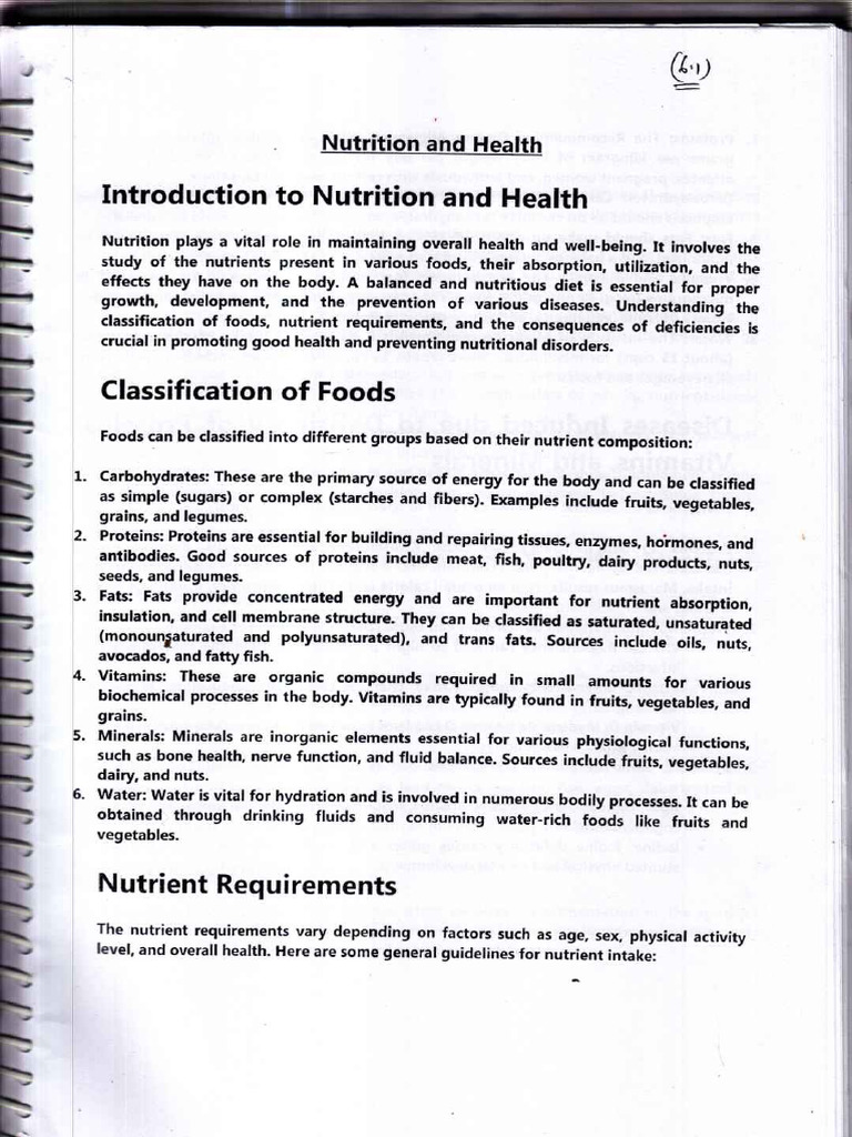 Essential Guide to Nutrition and Health | PDF | Nutrition | Diet ...