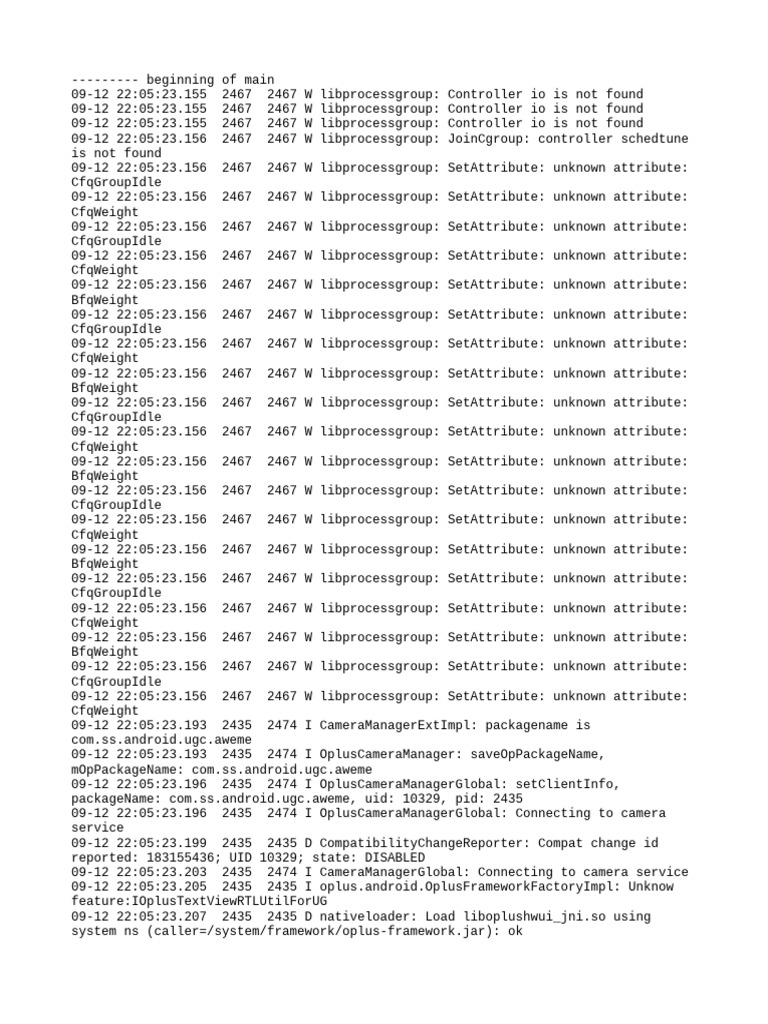 Android Log Errors and Warnings | PDF | Operating System Families ...