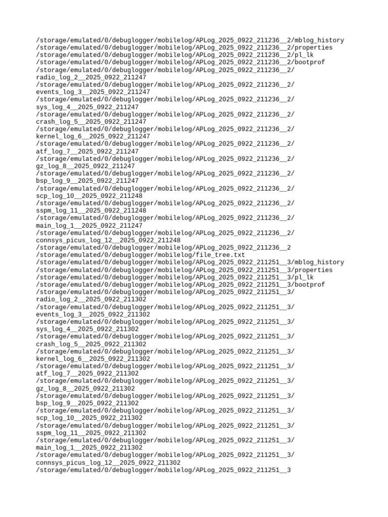 Mobile Log File Analysis 2025 | PDF