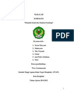 Masalah Sosial Dan Manfaat Sosiologi