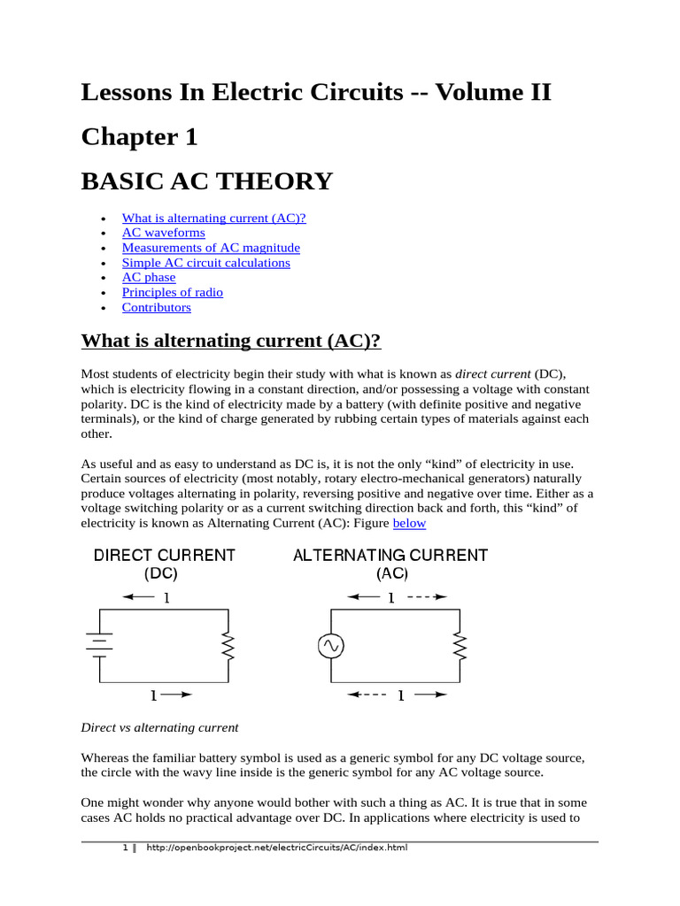 Understanding Basic AC Theory | PDF | Root Mean Square | Amplitude