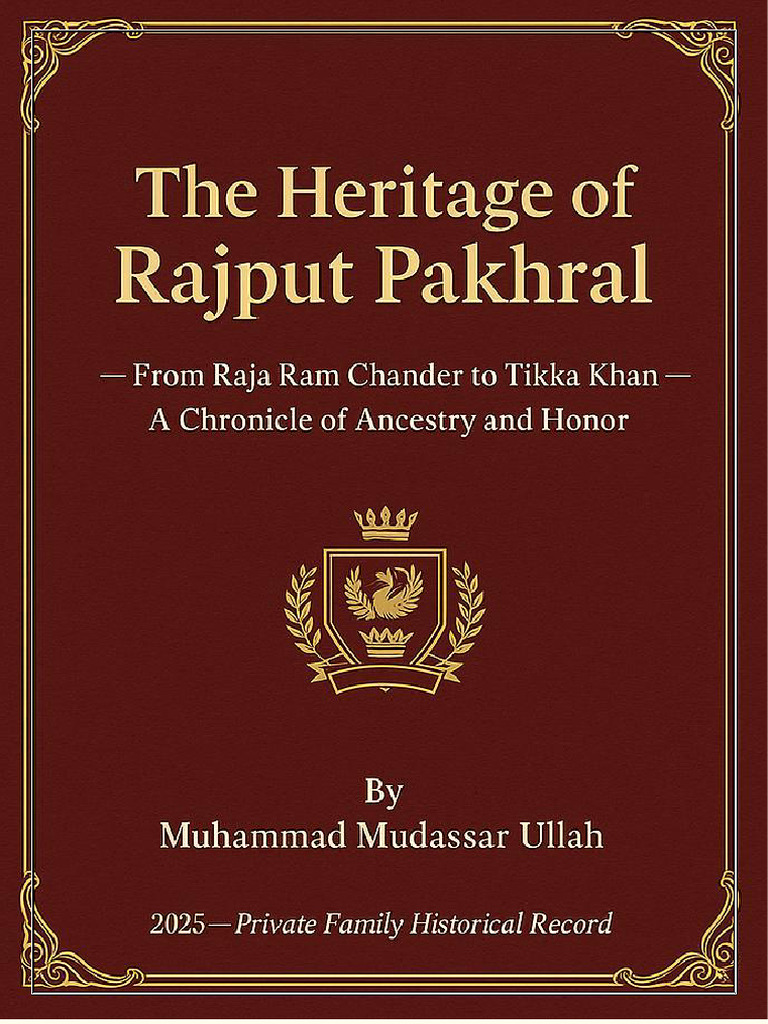 History of Pakhral Rajput | PDF