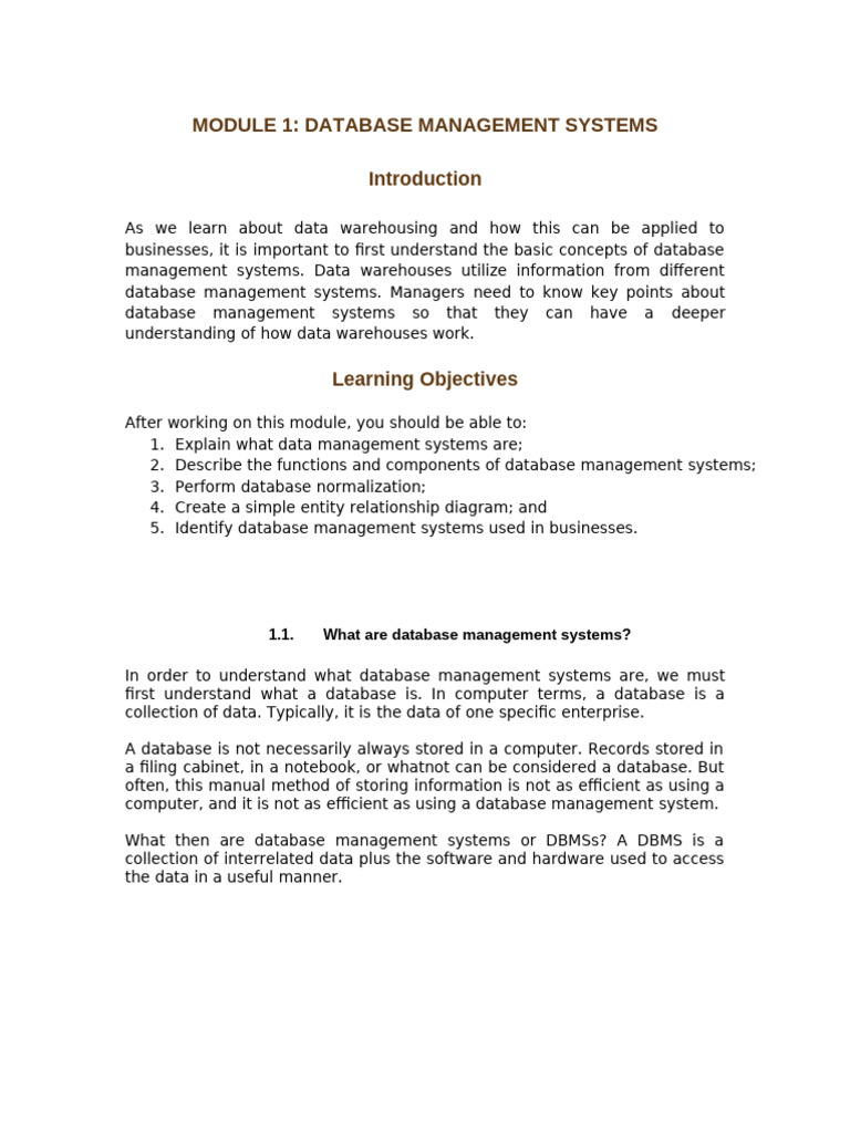 Understanding Database Management Systems | PDF | Data Warehouse ...