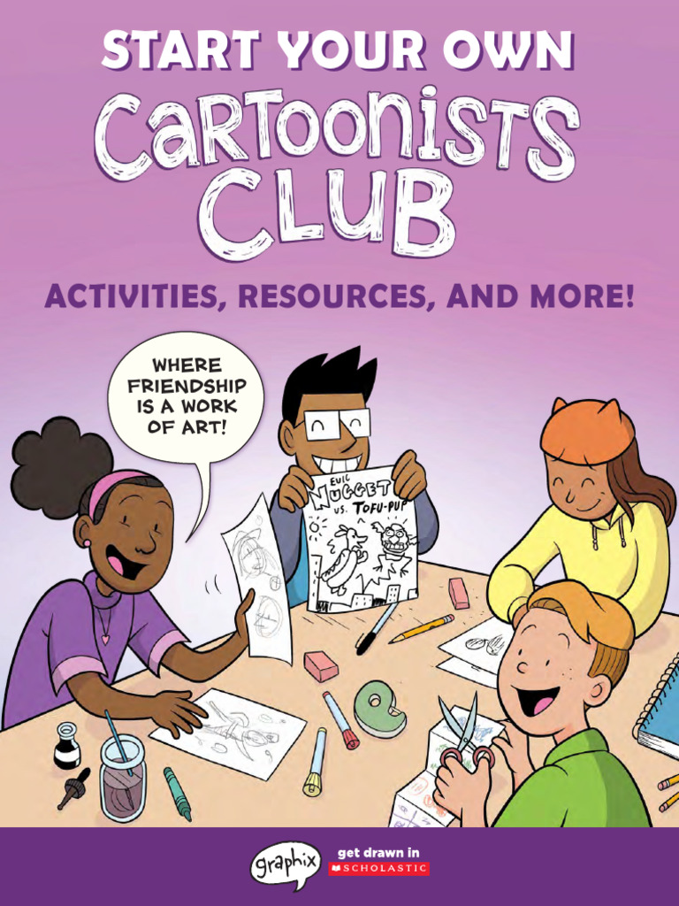 Cartoonists Club Activity Guide | PDF | Comics