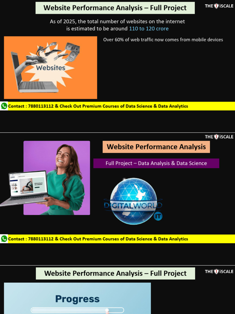 Website Performance Analysis Project | PDF | Analytics | Arial