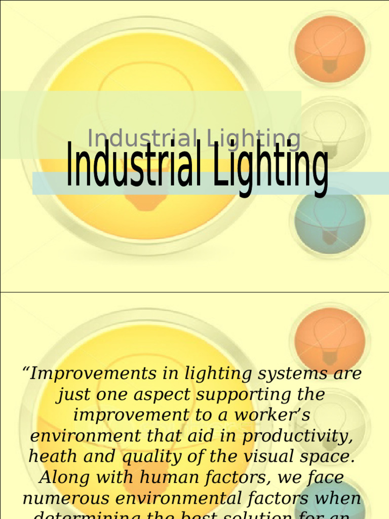 Industrial Lighting Solutions for Safety | PDF | Lighting