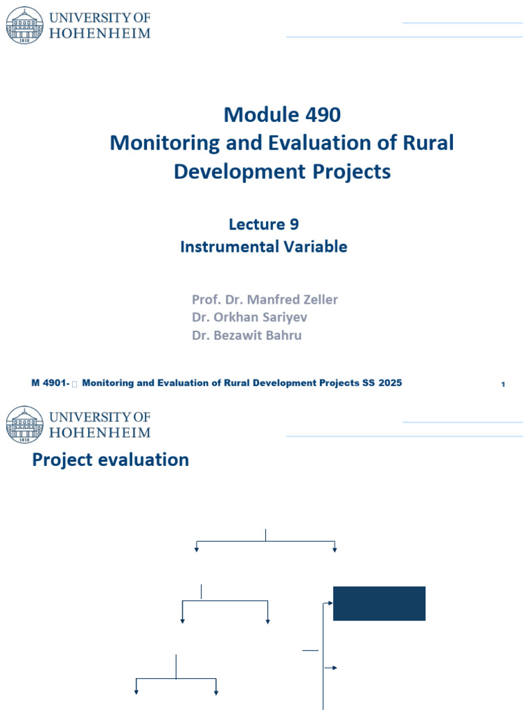 Part 2 Evaluation Design IV-2 | PDF | Randomized Controlled Trial ...