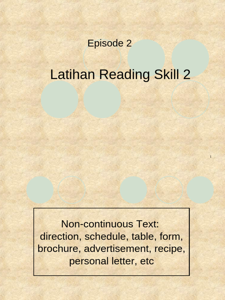 Latihan Reading Skill 2 | PDF | Word | Adjective