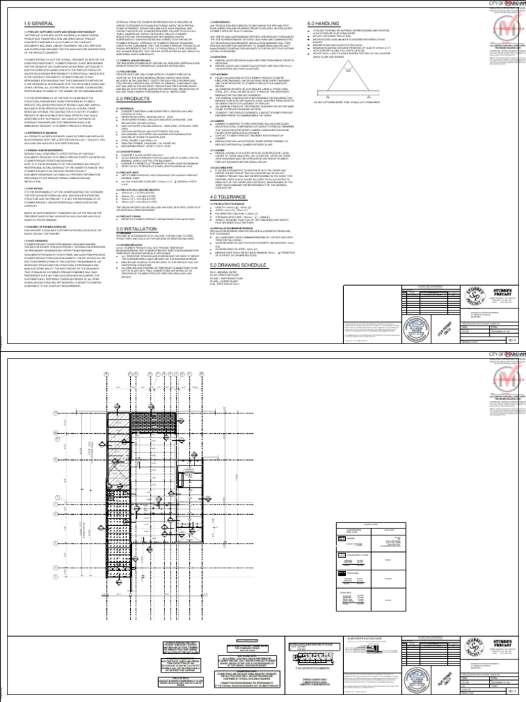 Precast Concrete Approval and Handling Guidelines | PDF | Precast ...