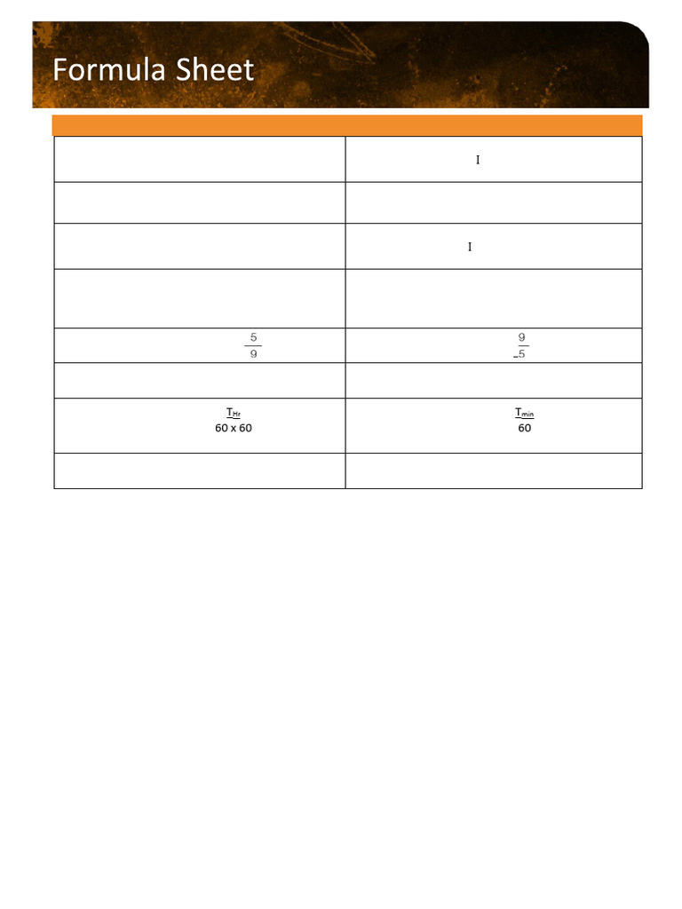 Essential Heating Formulas Guide | PDF