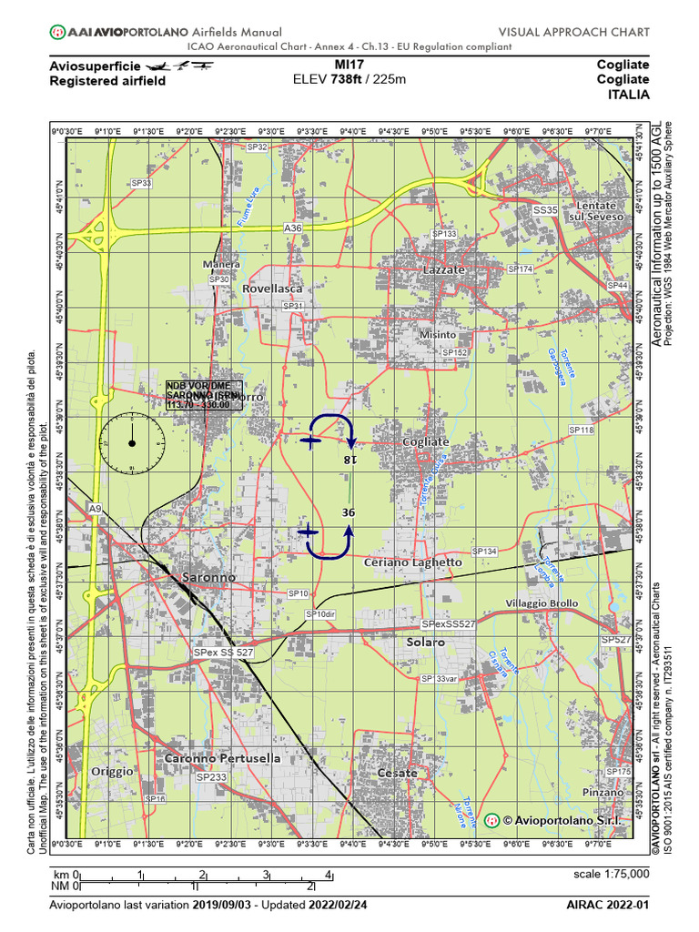 MI17 Visual Approach Chart | PDF