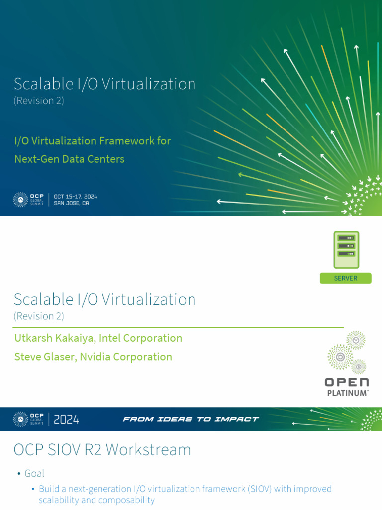 Next-Gen SIOV Framework Overview | PDF | Virtualization | Virtual Machine
