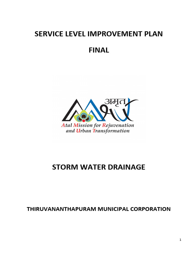Storm Water Drainage Improvement Plan | PDF