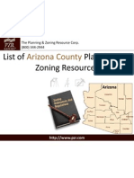 List of Arizona County Planning and Zoning Resources