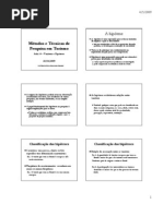 Aula 14 - Operacionalizacao Das Variaveis