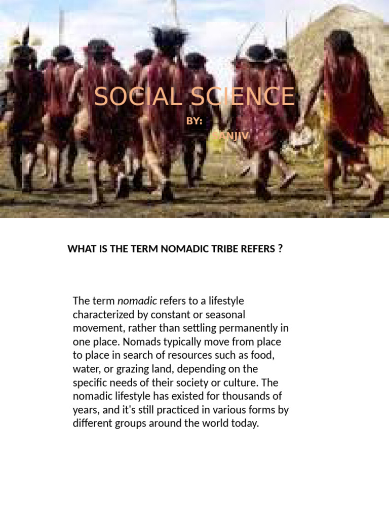 Understanding Nomadic Tribes and Lifestyles | PDF