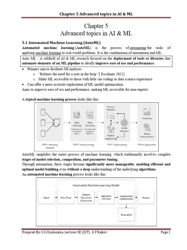 AI ML Chapter 5 Combined | PDF | Machine Learning | Artificial Intelligence