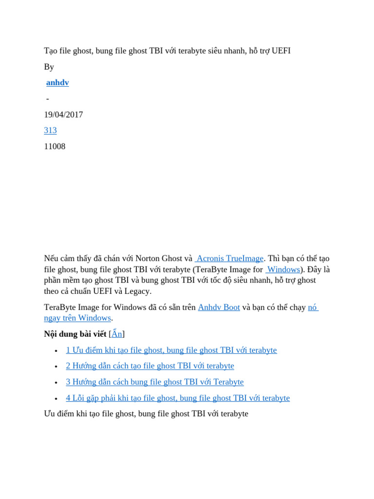 T o File Ghost Voi Terabyte | PDF