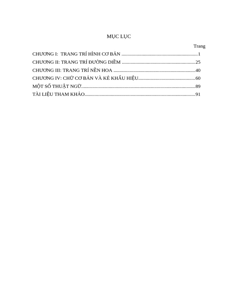Trang trí cơ bản 2 | PDF