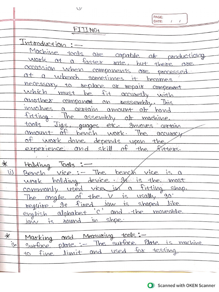 Fitting Workshop Assignment | PDF