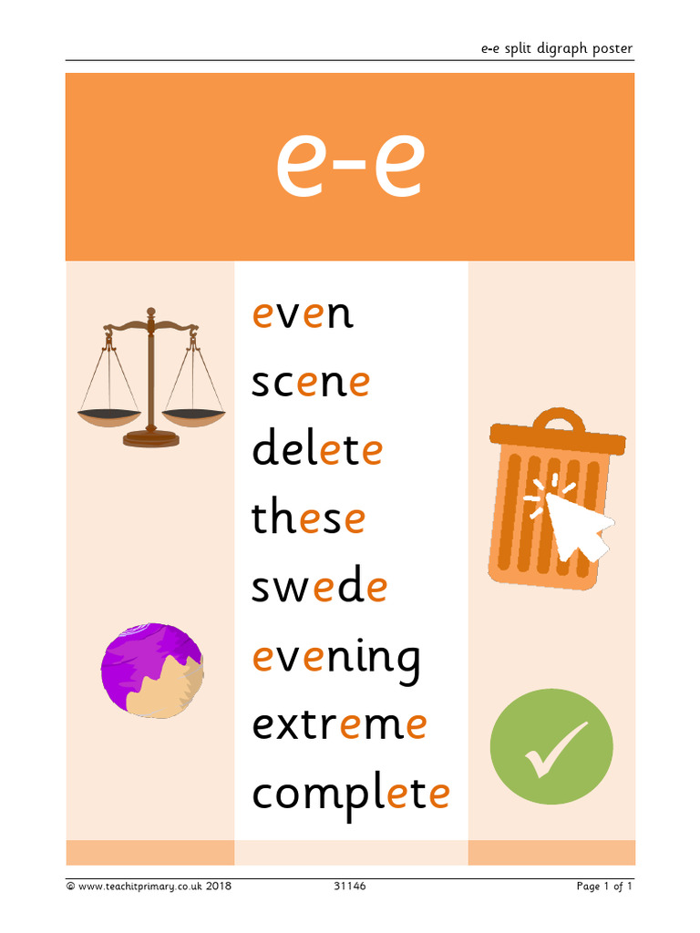 e-e Split Digraph Resources | PDF