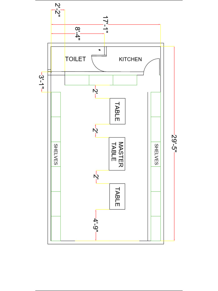Office Rough DWG (As Per Scale) | PDF