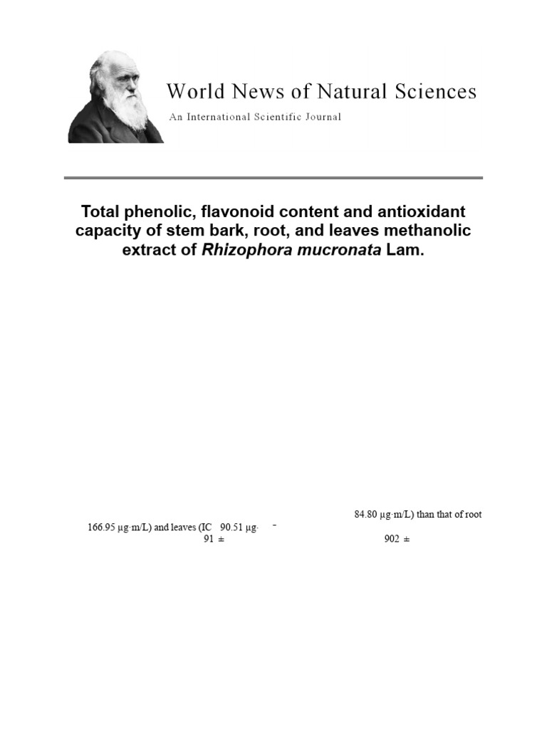 Total Phenolic Flavonoid Content An 2 | PDF | Polyphenol | Antioxidant