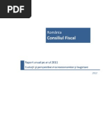 Consiliul fiscal - Raport Anual 2011