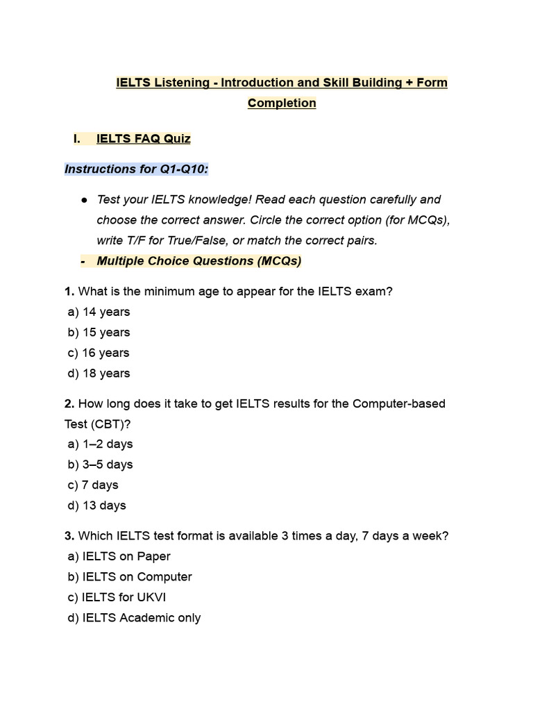 L1-Orientation +L1-Introduction and Skill Building + Form Completion ...
