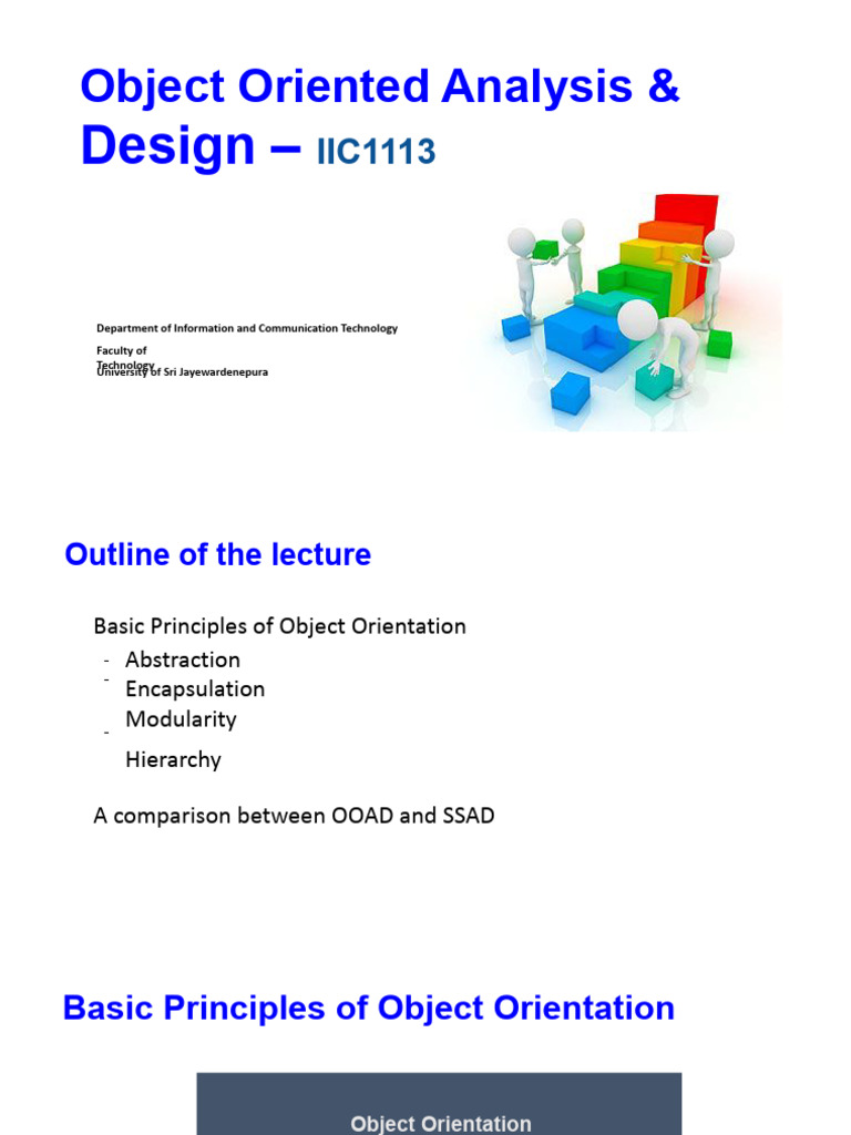 Object Oriented Analysis & Design Overview | PDF | Modular Programming ...
