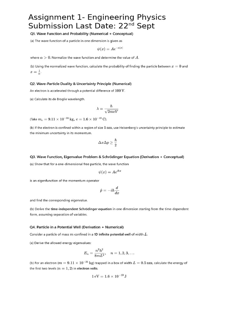 Assignmnet 1 | PDF