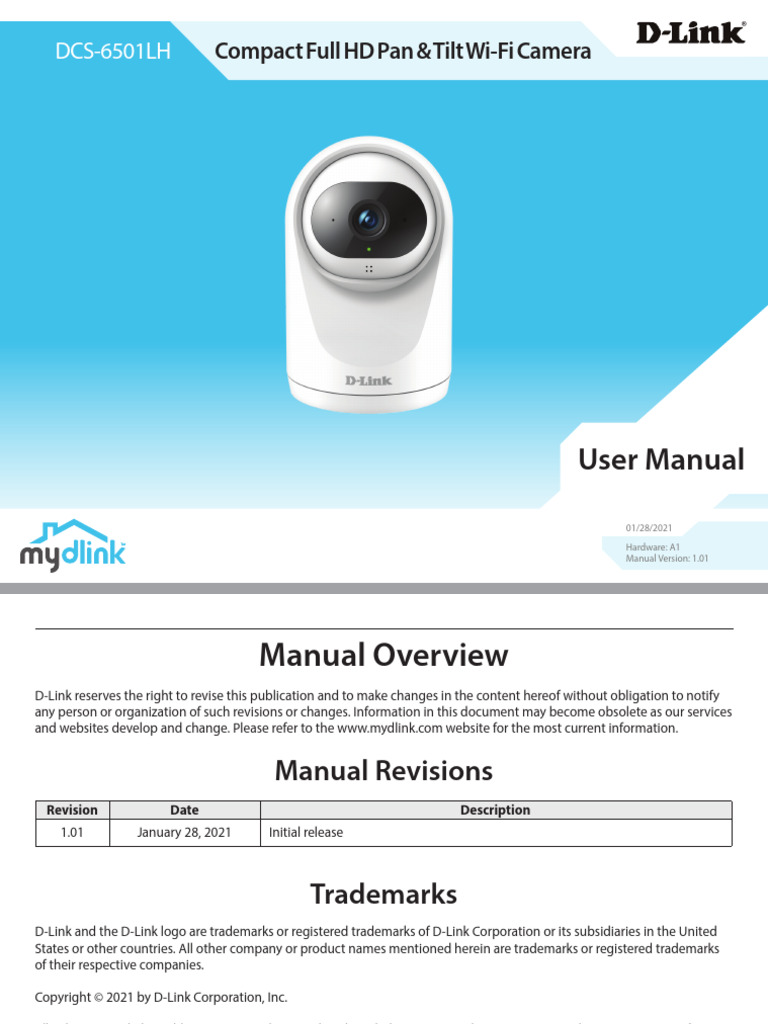 D-Link DCS-6501LH User Manual | PDF | Electromagnetic Interference | Radio