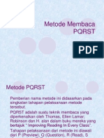 Metode Membaca PQRST