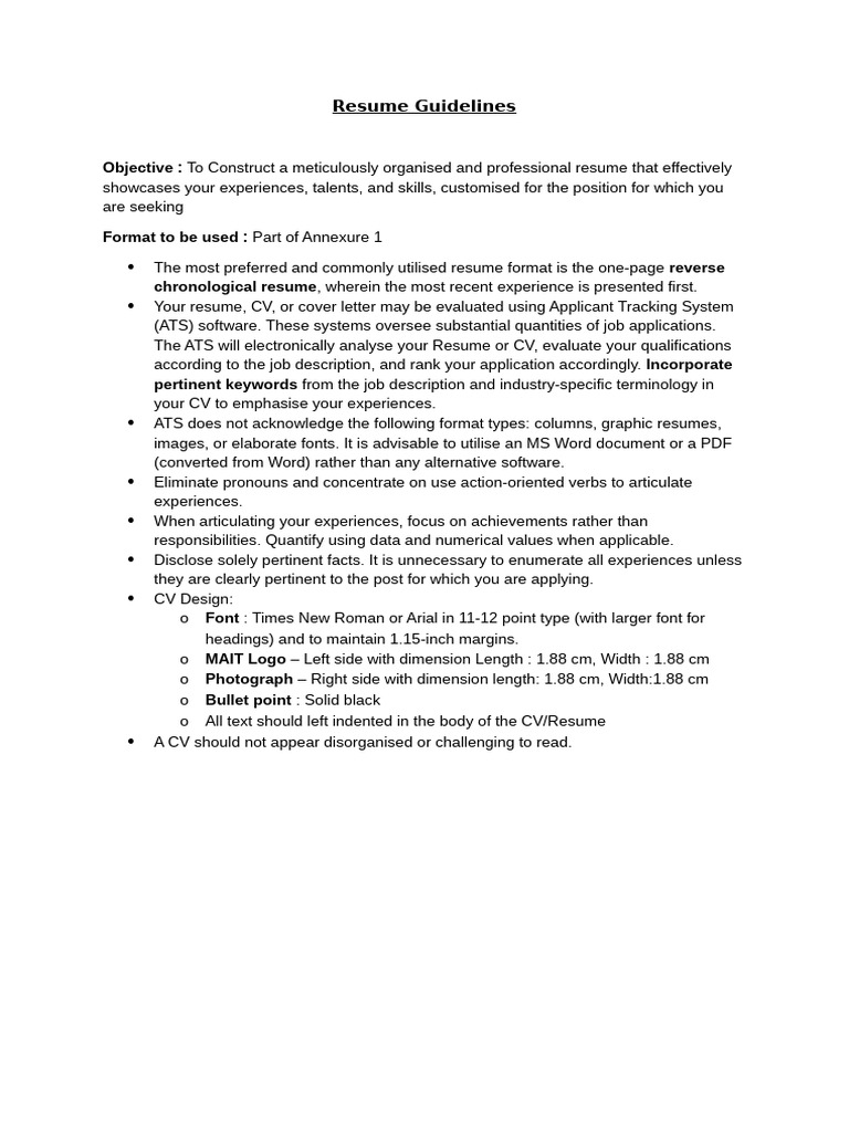 Professional Resume Writing Guide | PDF | Résumé