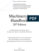 Machinery's Handbook 28 Edition