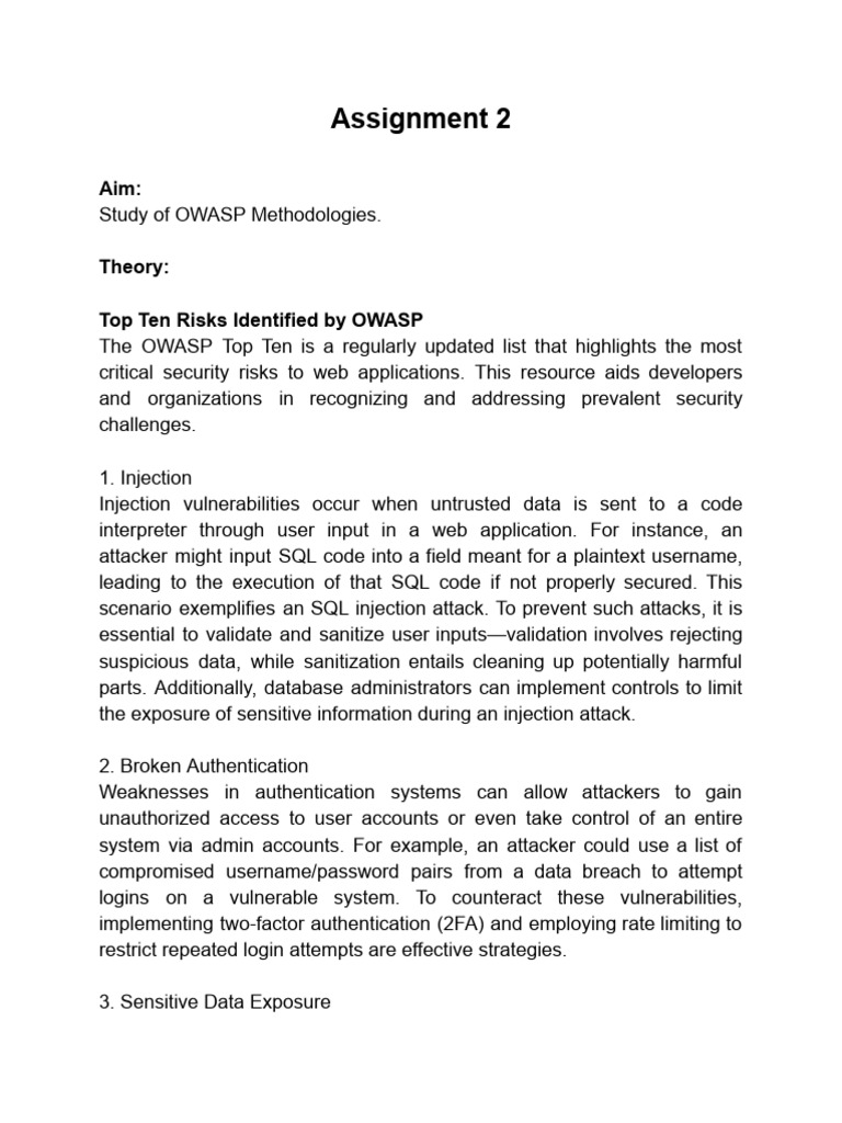 27 - SAD - Assignment 2 | PDF | Security | Computer Security