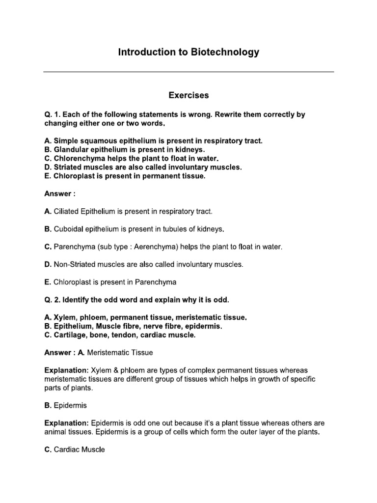 Introduction To Biotechnology | PDF