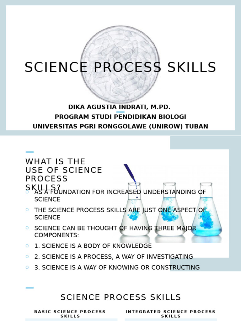 Understanding Science Process Skills | PDF | Science | Information