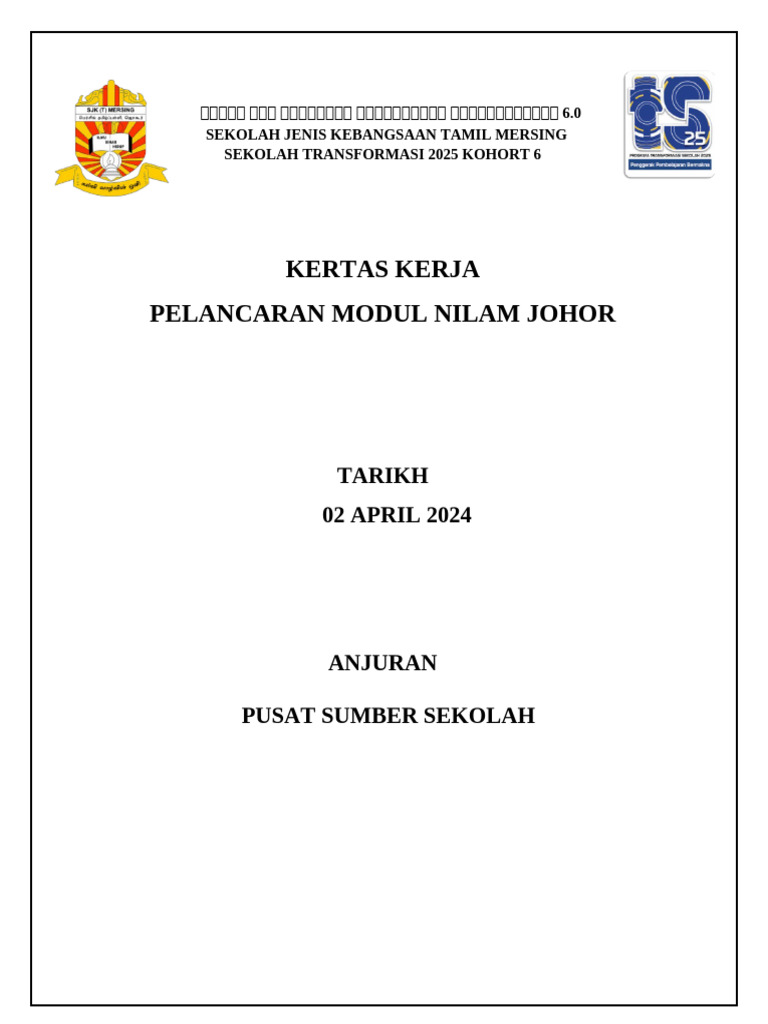 Kertas Kerja Sambutan Hari Kemerdekaan 2023 Edited | PDF